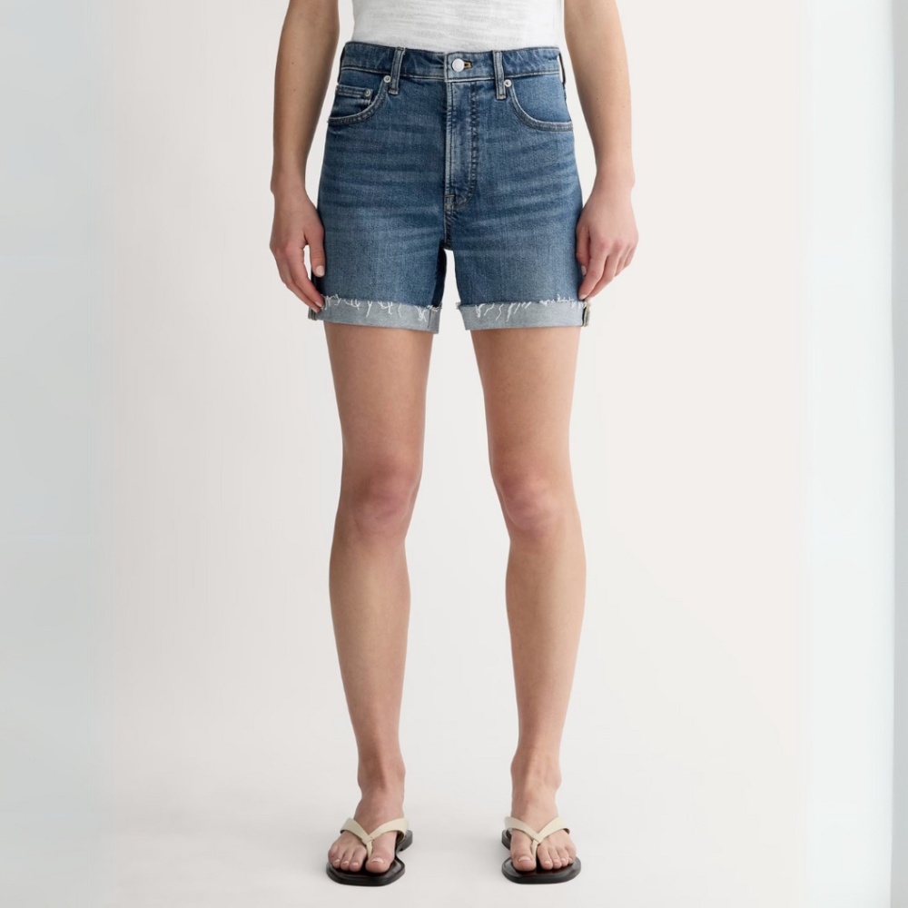 NWOT Everlane The Cheeky Jean Short, Size 29, Low Stretch Vintage Blue